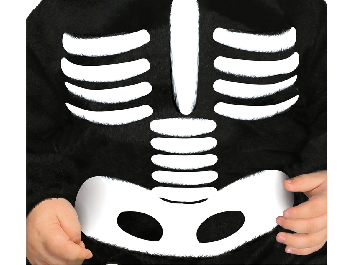 Costume baby scheletro 12/18 mesi