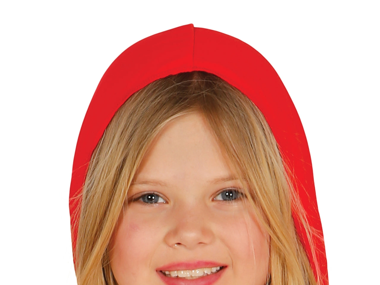 Costume ragazzina con cappuccio rosso 7-9 anni