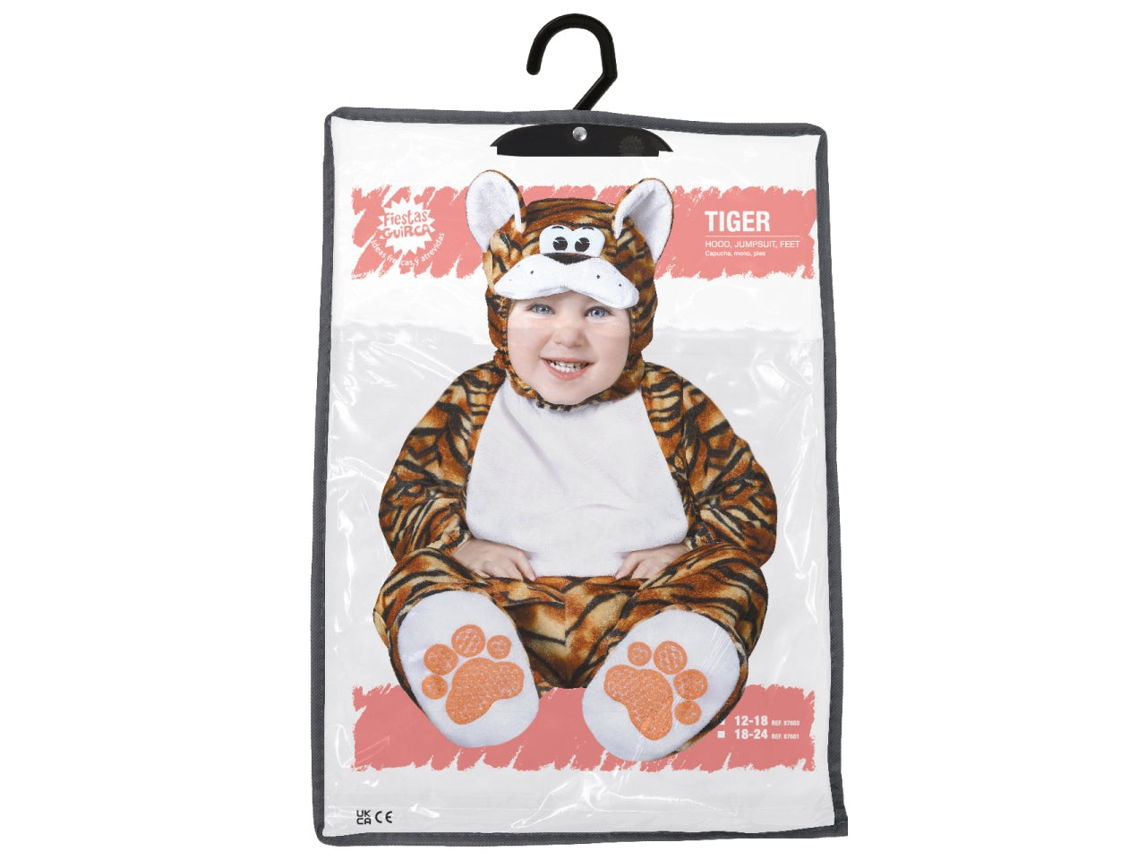 Costume baby tigre 12-24 mesi
