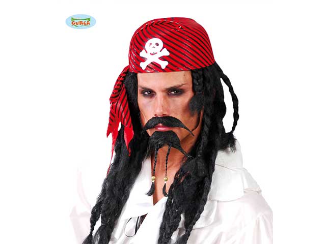 Cappello pirata rosso