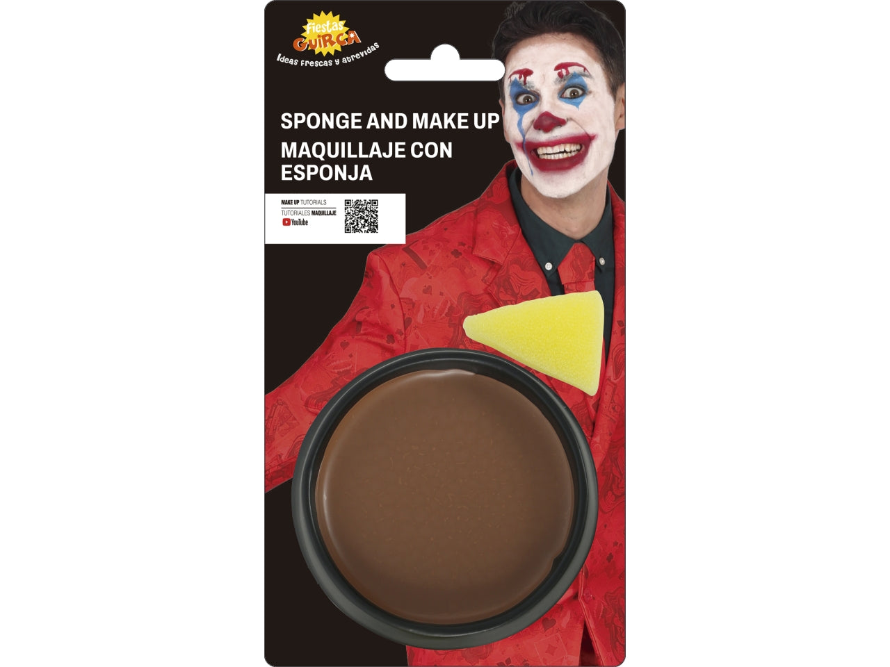 Trucco con spugnetta 9gr marrone