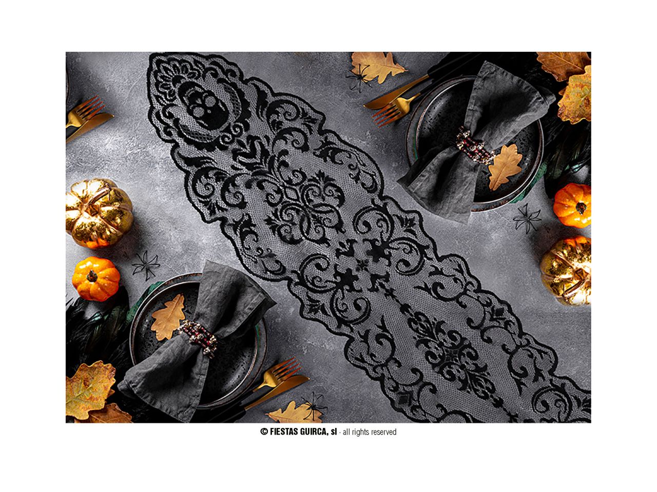 Runner ragnatela in pvc 35x180cm