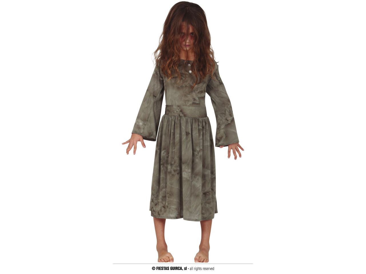 Costume bambina fantasma taglia 7-9 anni