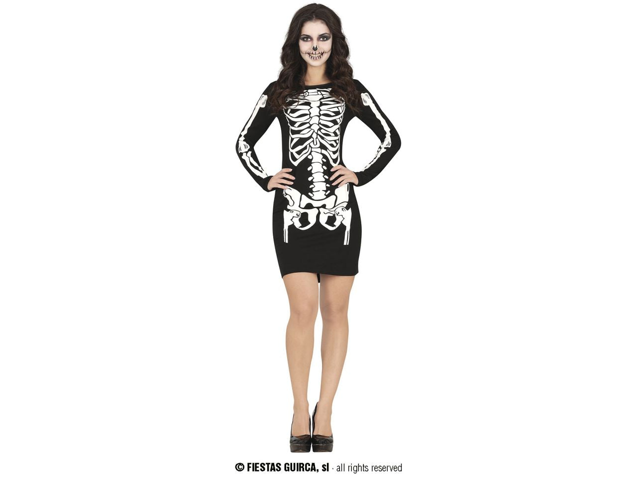 Costume scheletro donna taglia 36-38