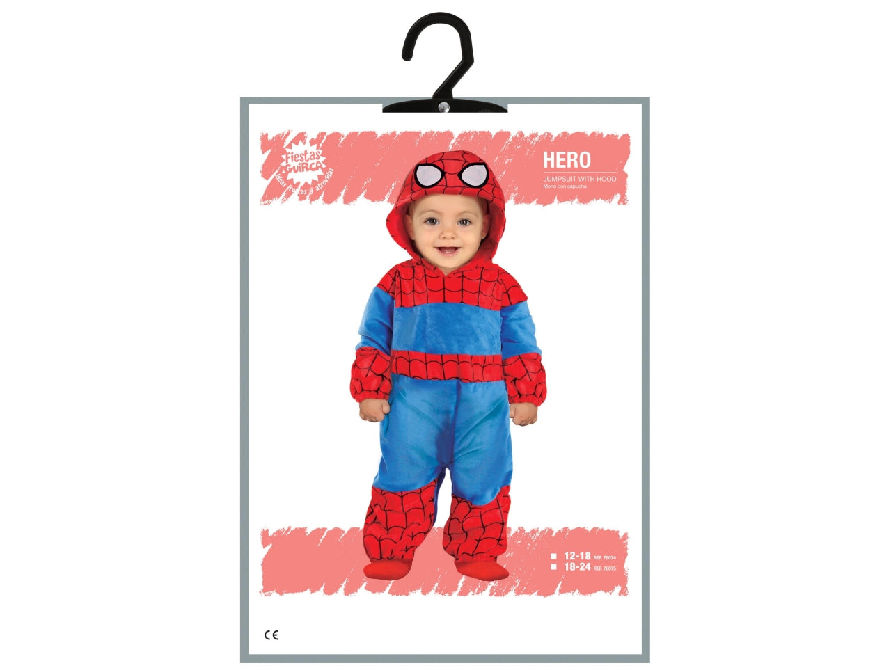 Costume baby super eroe 12-18 mesi