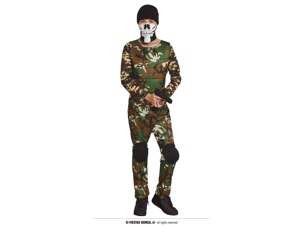 Costume da militare taglia 14-16 anni