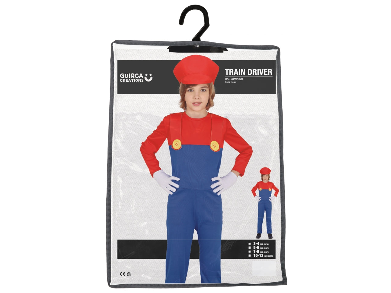 Costume macchinista treno 5-6 anni
