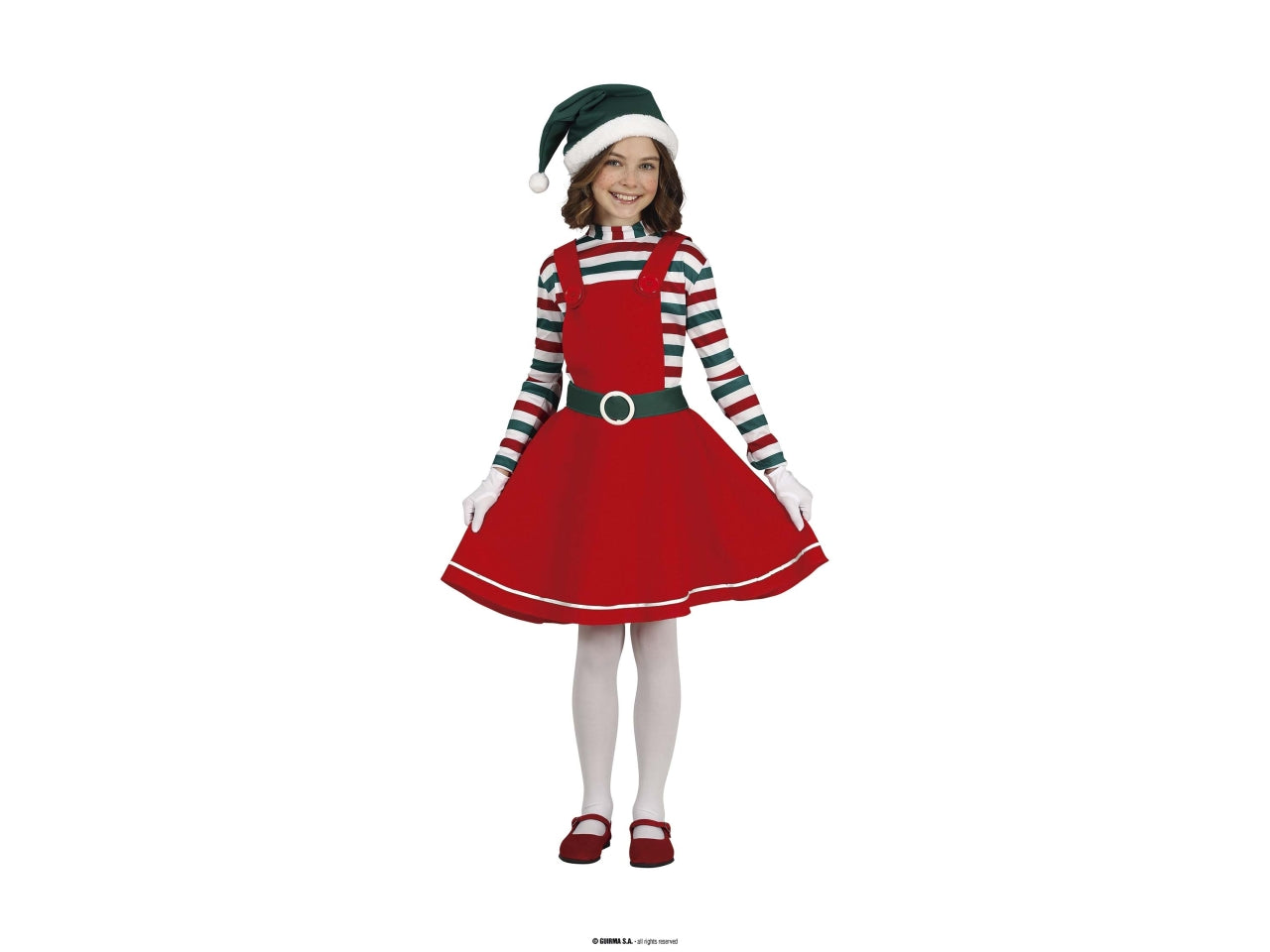 Costume da gnomo da bambina taglia 7-9 anni