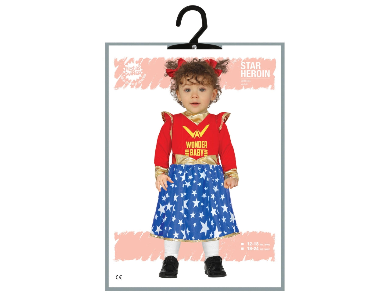 Costume star heroine baby 12-18 mesi