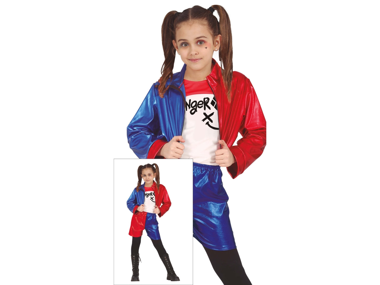 Costume dangerous glam 3-4 anni