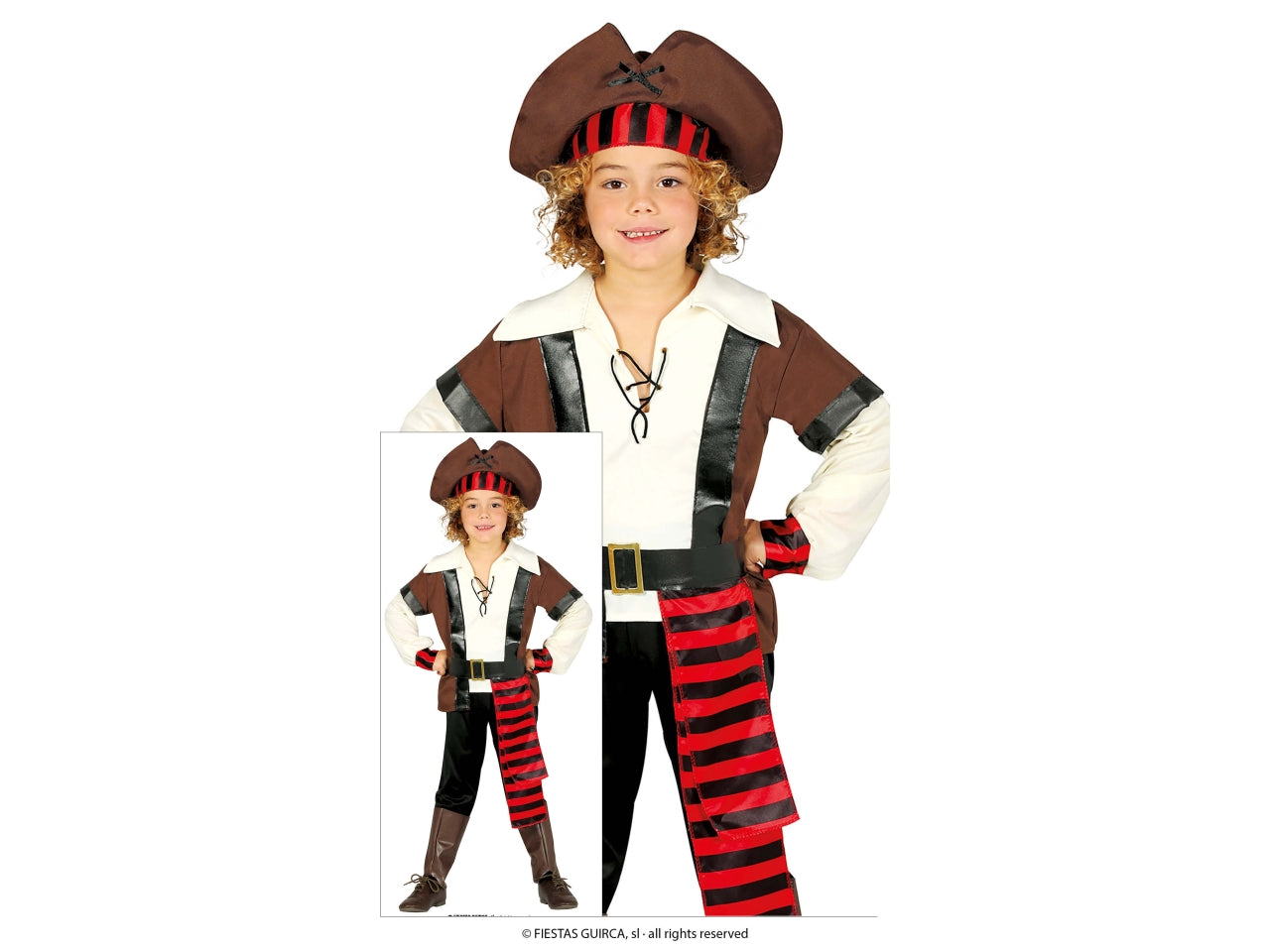 Costume pirata dei sette mari 10-12 anni