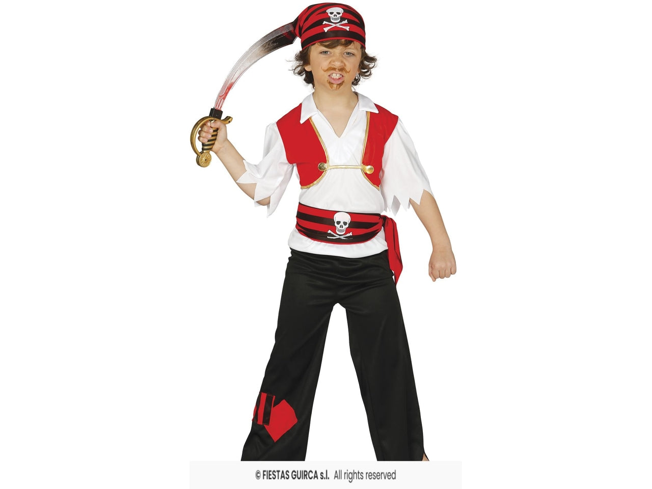 Costume pirata 3-4 anni