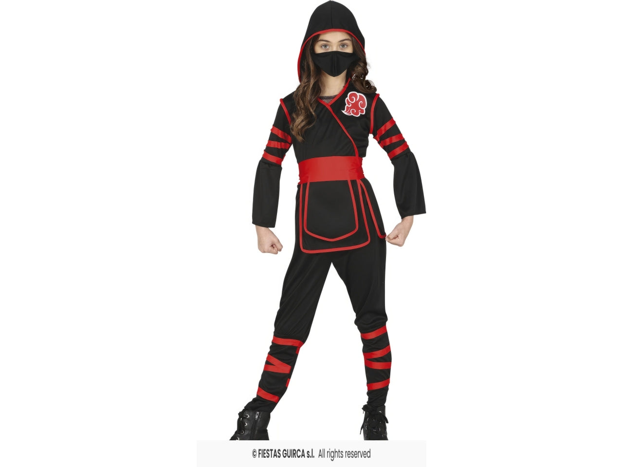 Costume ninja  bambino 3-4 anni