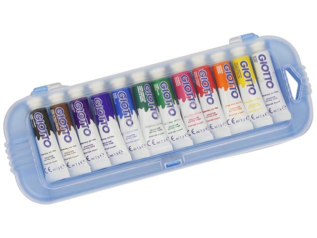 Tempera acrilica Giotto colori assortiti 7.5 ml