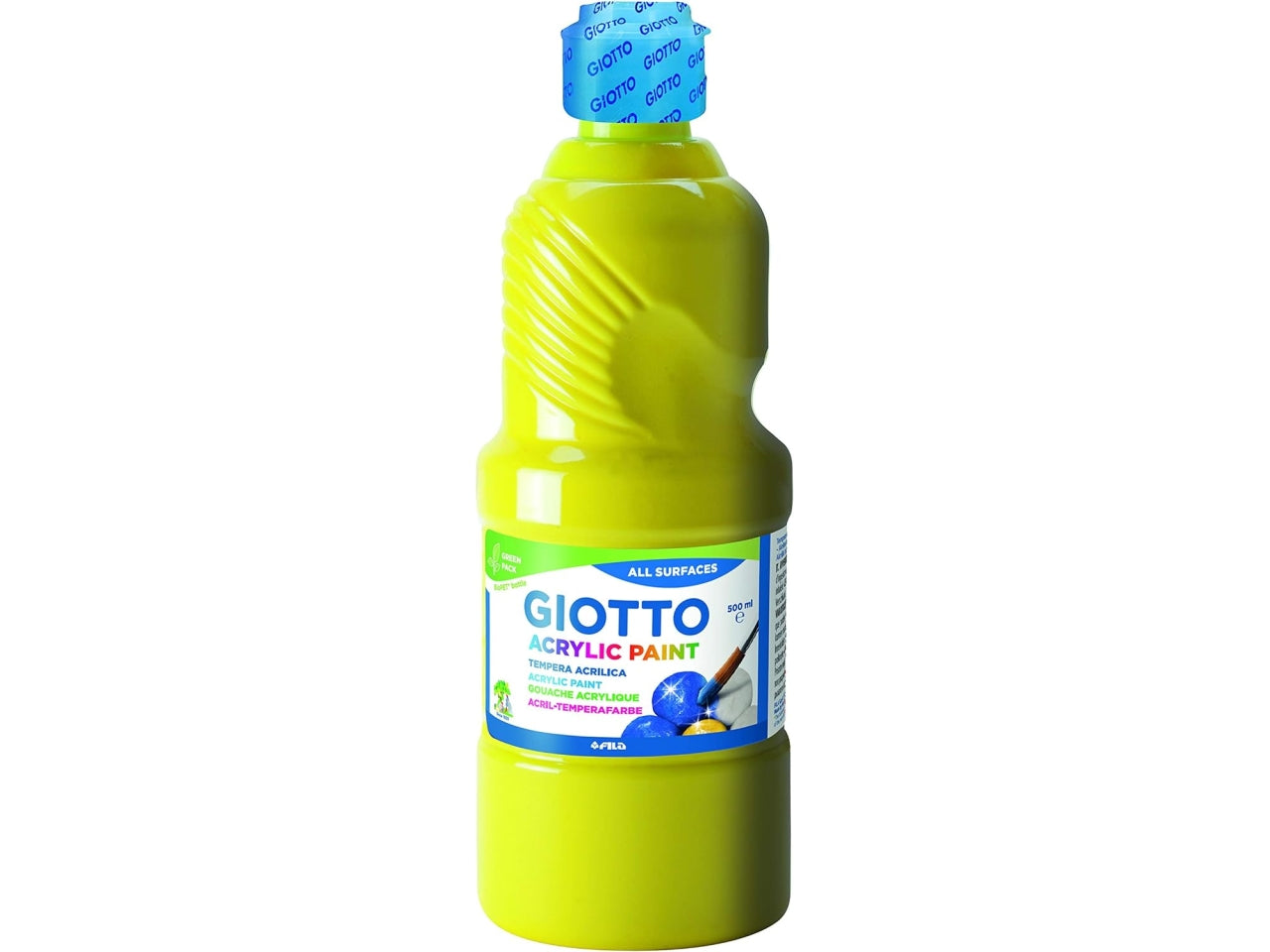Tempera acrilica Giotto giallo 500 ml
