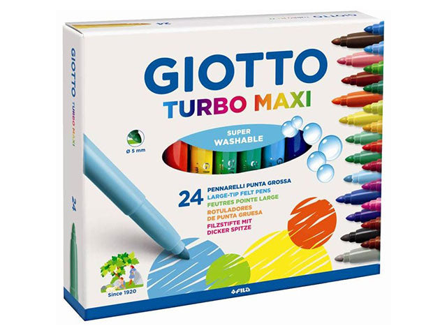 Pennarelli turbo maxi giotto 24 pezzi 455000