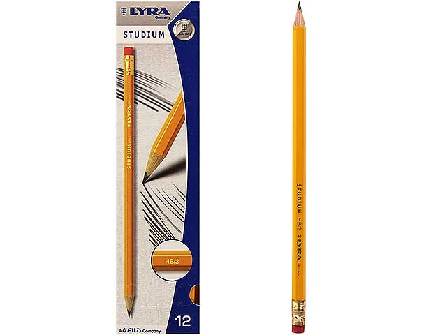 Matita studium hb c/gomma 12 pezzi l1280100