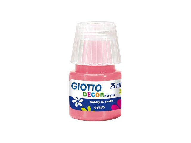 Tempera acrilica Giotto rosa pesca 25 ml