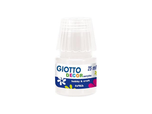 Tempera acrilica Giotto bianco 25 ml