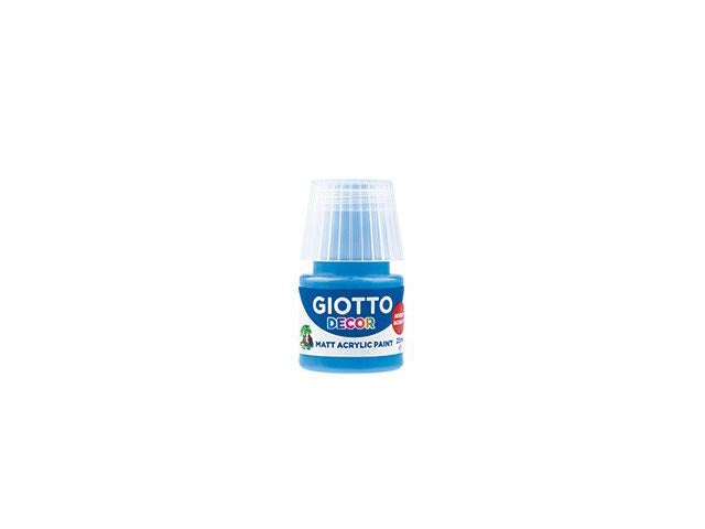 Tempera acrilica Giotto blu ciano 25 ml