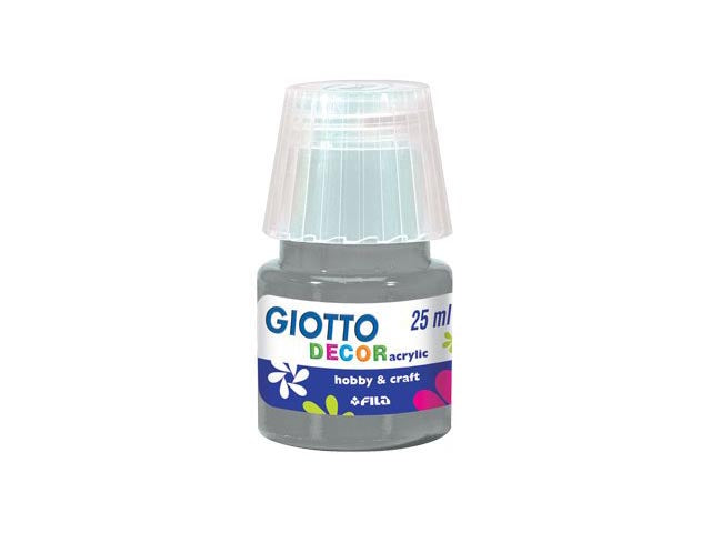 Tempera acrilica Giotto argento 25 ml