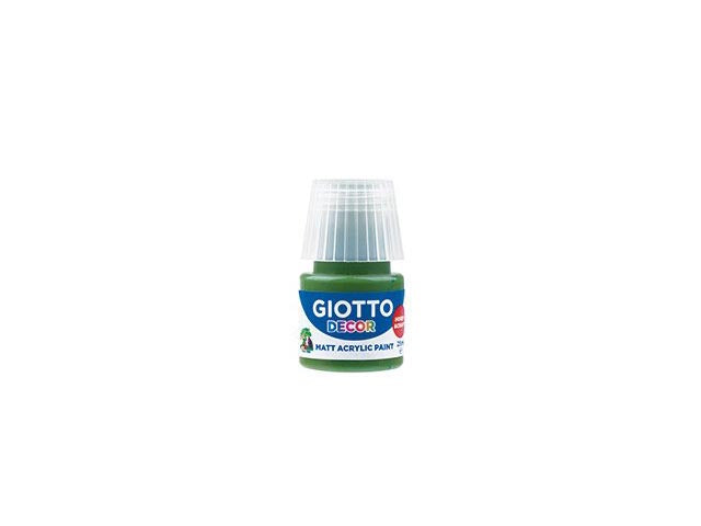 Tempera acrilica Giotto verde bosco 25 ml