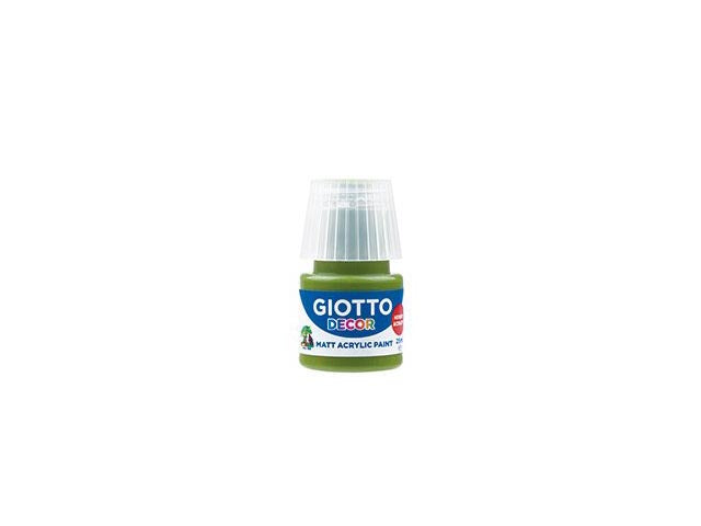 Tempera acrilica Giotto verde oliva 25 ml