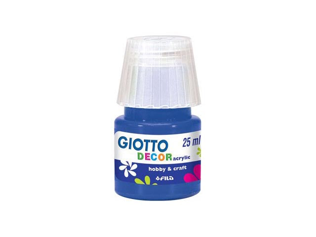 Tempera acrilica Giotto blu oltremare 25 ml
