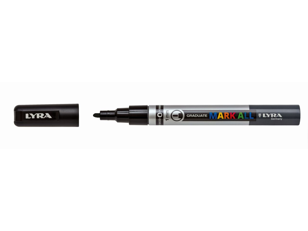 Marcatore lyra graduate mark all misura 1mm colore nero