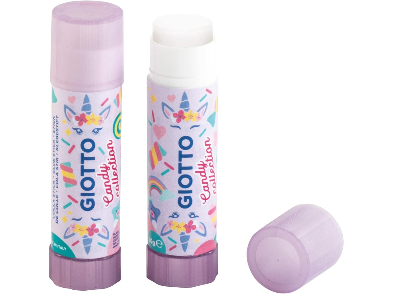 Giotto colla stick Candy Collection, confezione 2 pezzi da 20 gr