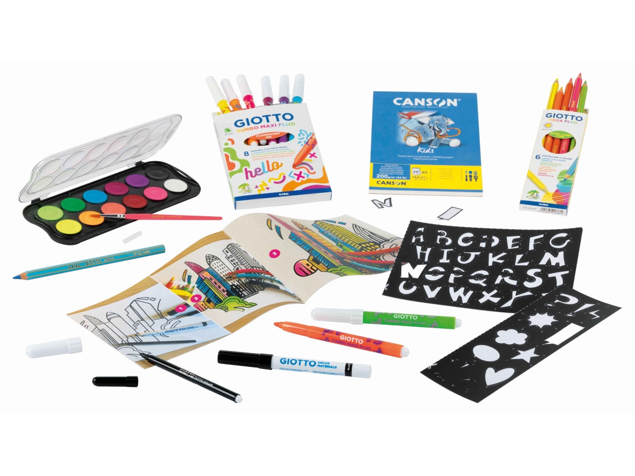 Gioco Creativo Giotto Art Lab Fluo Mania | Fila