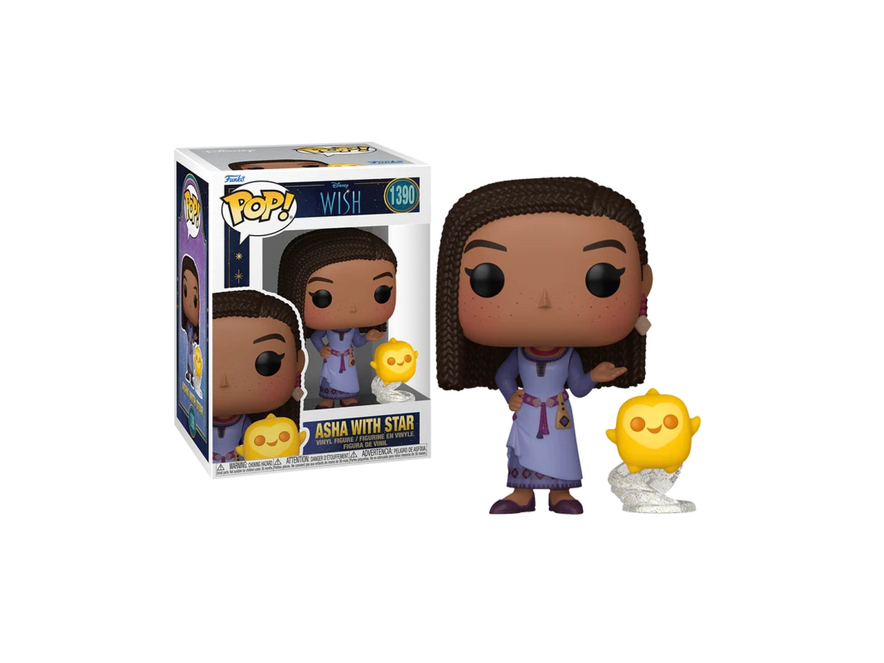 Pop & buddy: disney wish - asha with star pop 1 $