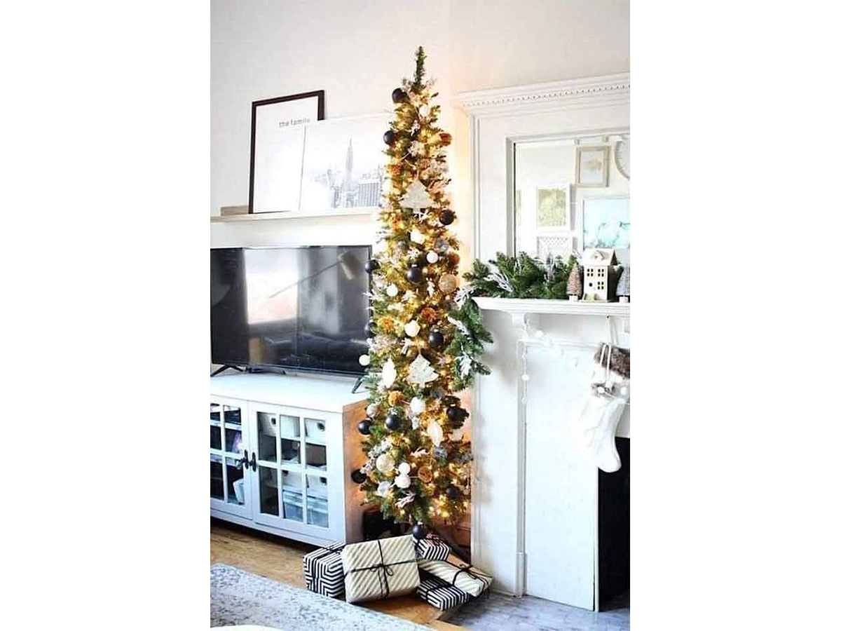 Albero Silvestre 180cm 326rami diametro 55cm montaggio pencil