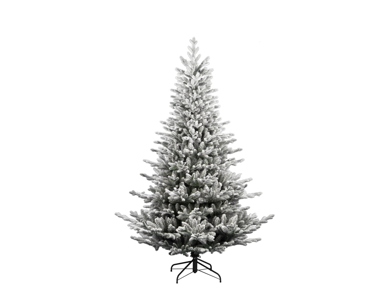 Albero di natale saint floccato altezza 240cm con 1546 rami
