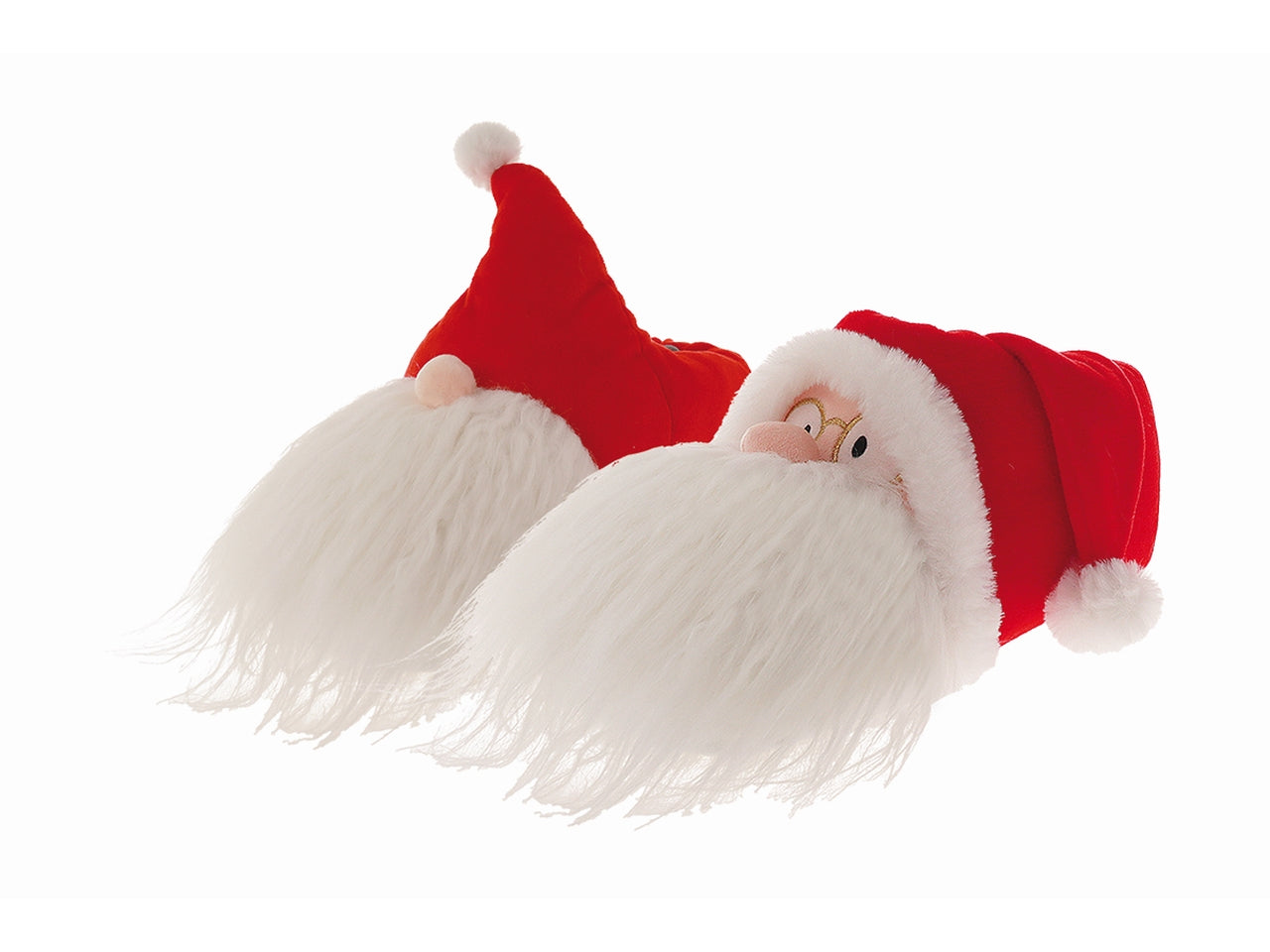 Pantofola da bambino in microfibra rasata nylex taglia 29/35 colore bianco e rosso