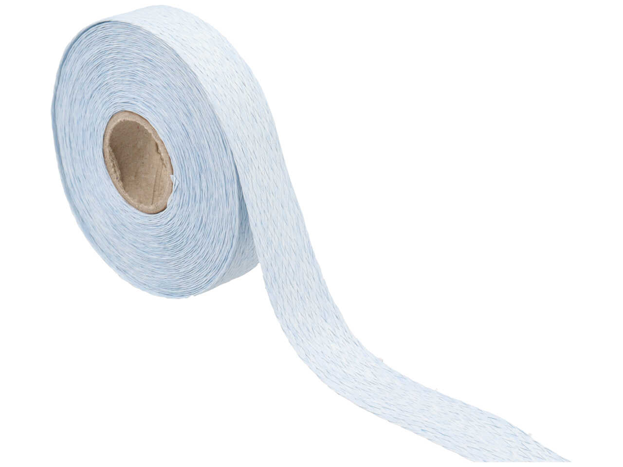 Nastro regalo in carta intrecciata celeste 24mmx10m, Made in Italy - Furlanis