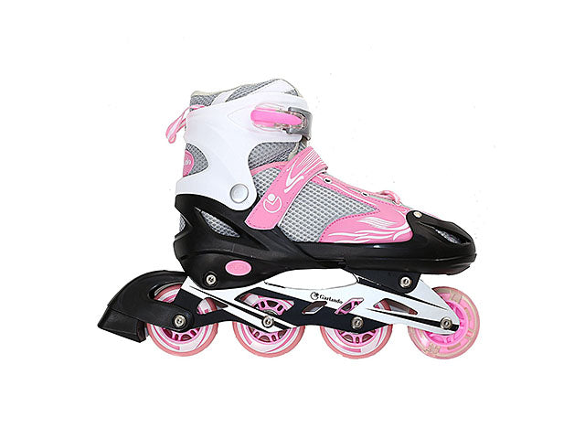 Pattini in linea firewheel colore rosa