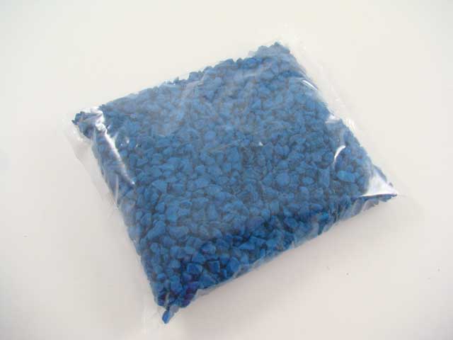 Pietra mm.5-8 colore blu 1kg 12455