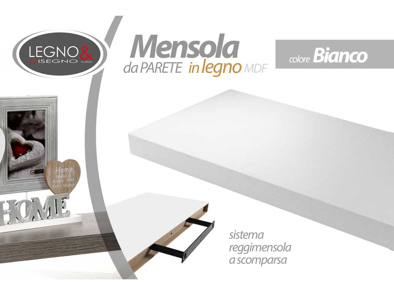 L.bianca mensola 80x25x3,8 621741621741
