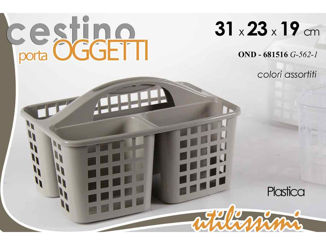 Cestino p.oggetti 31x23x19cm 681516