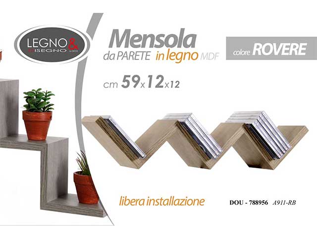 L.rovere  mensola 59x11,8 788956