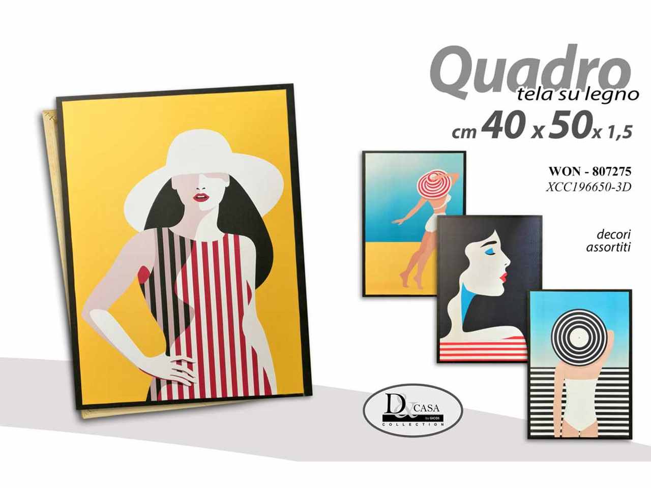 Quadro 40x50x1,5cm 807275