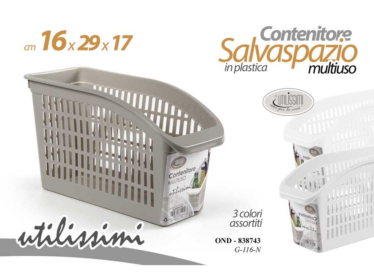 Organizza cassetti 16x29x17cm