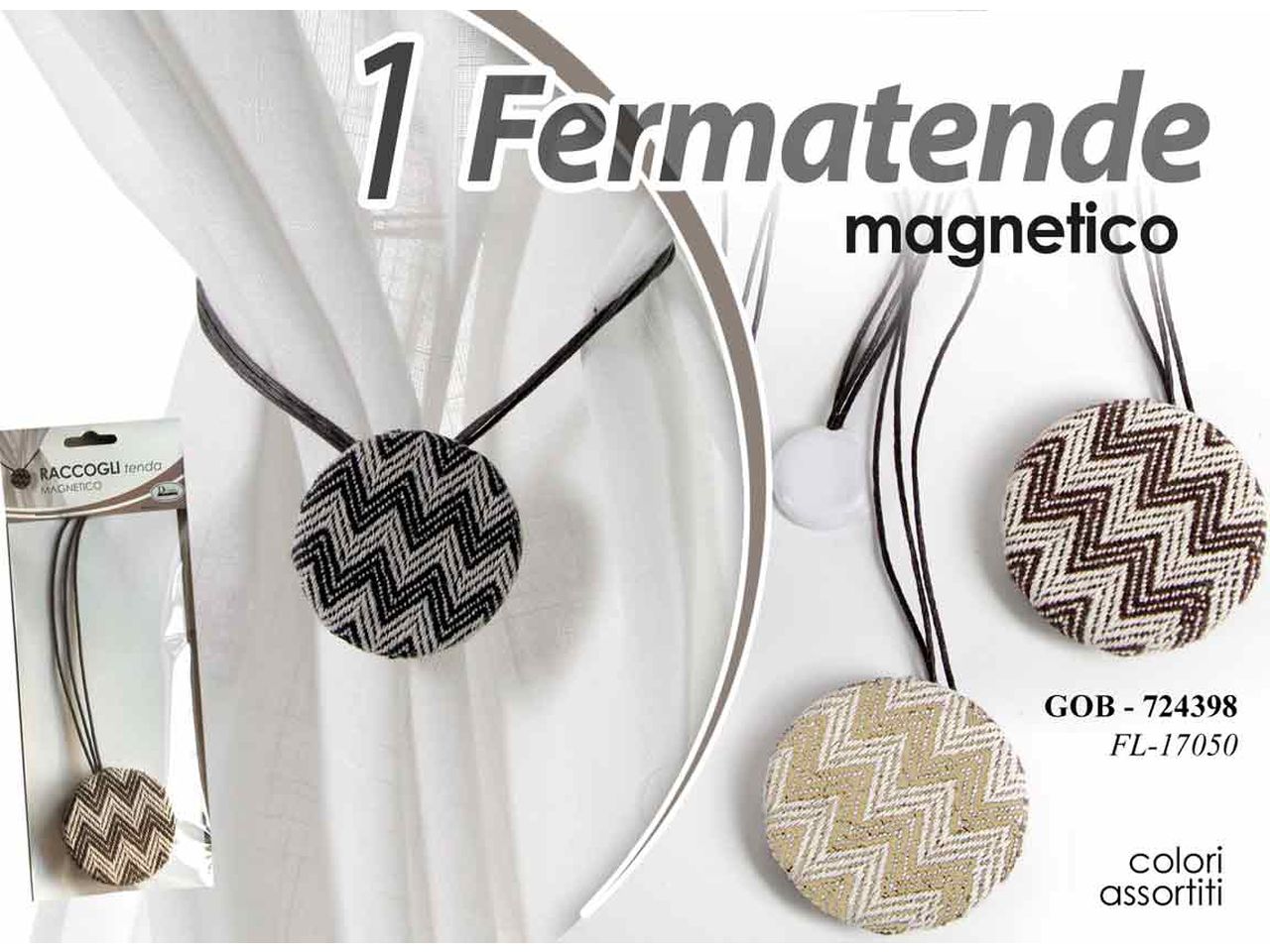 Fermatenda tondo modelli assortiti