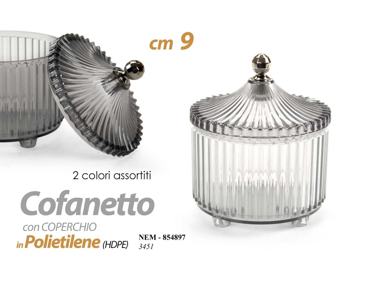 Cofanetto porta oggetti assortiti misura 8,5cm