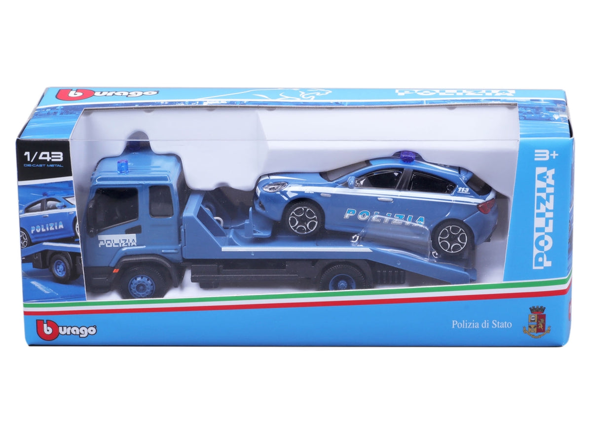 Burago auto Polizia - 1:43 1 modello a scelta