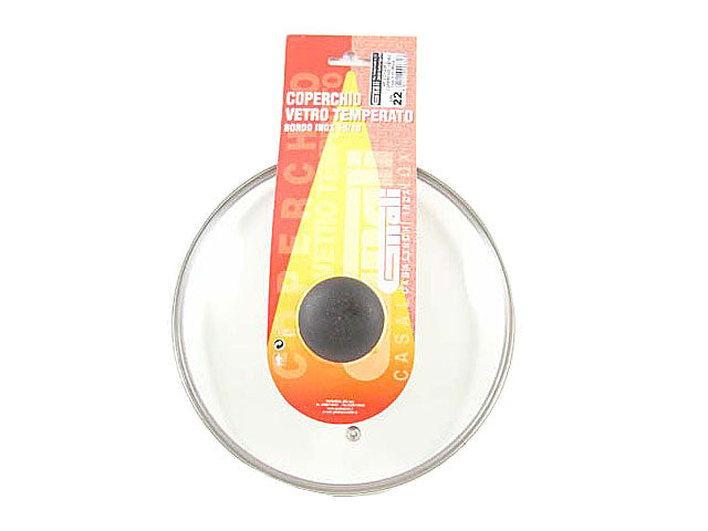 Coperchio vetro temperato 22cm cov22pc