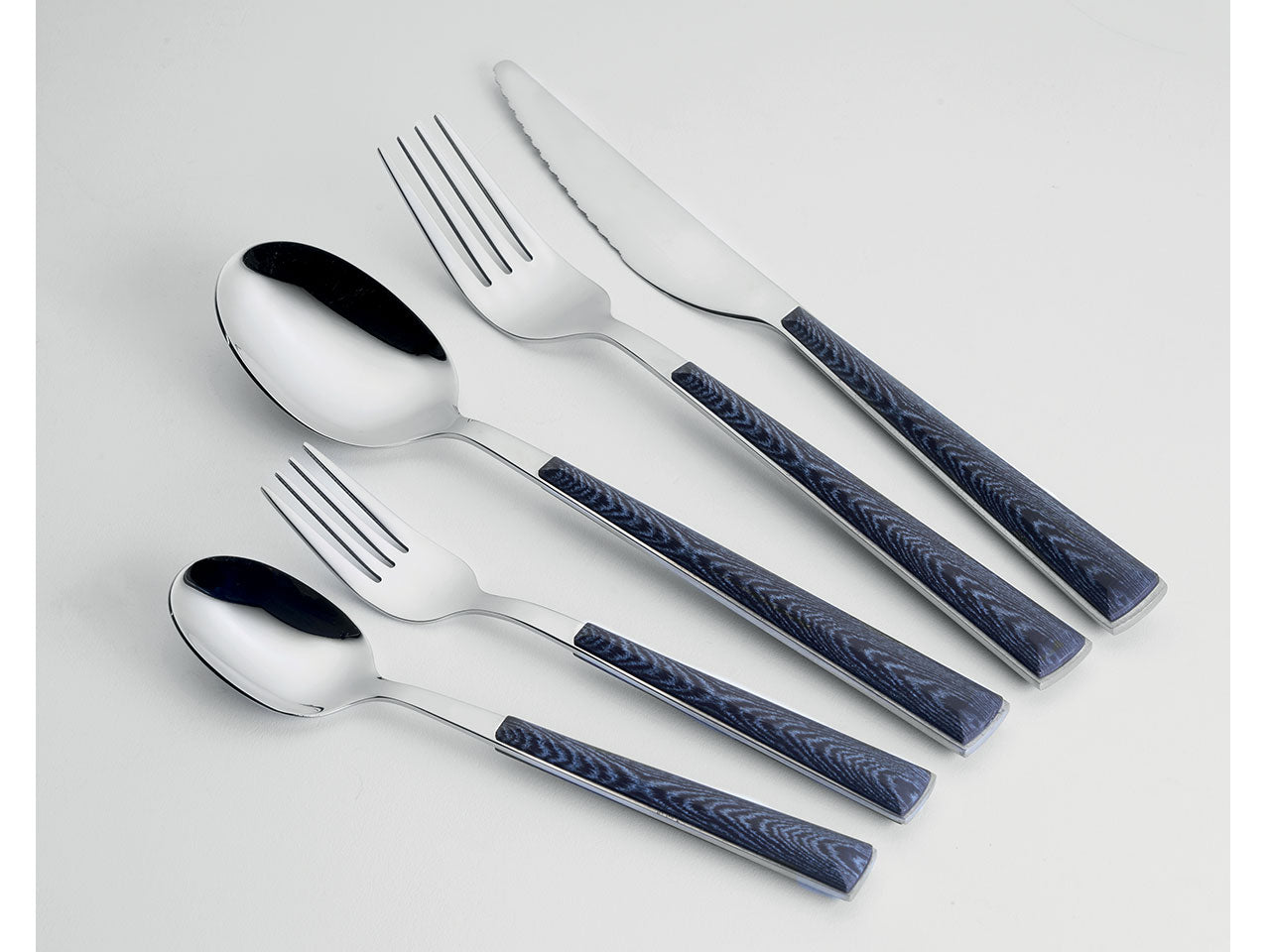 Forchetta dolce manico wenge' set da 6 forchette