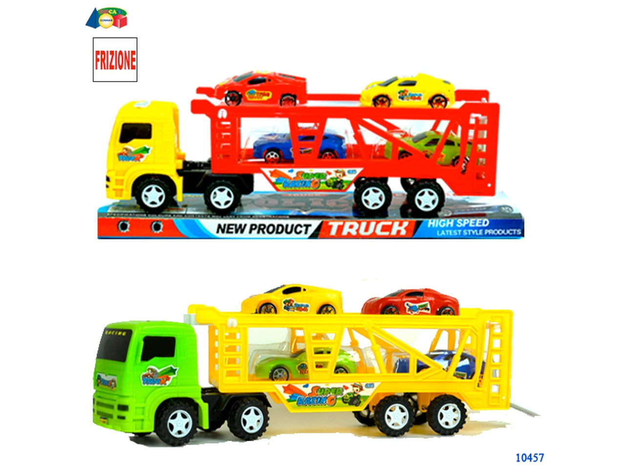 Bisarca a frizione con 4 auto