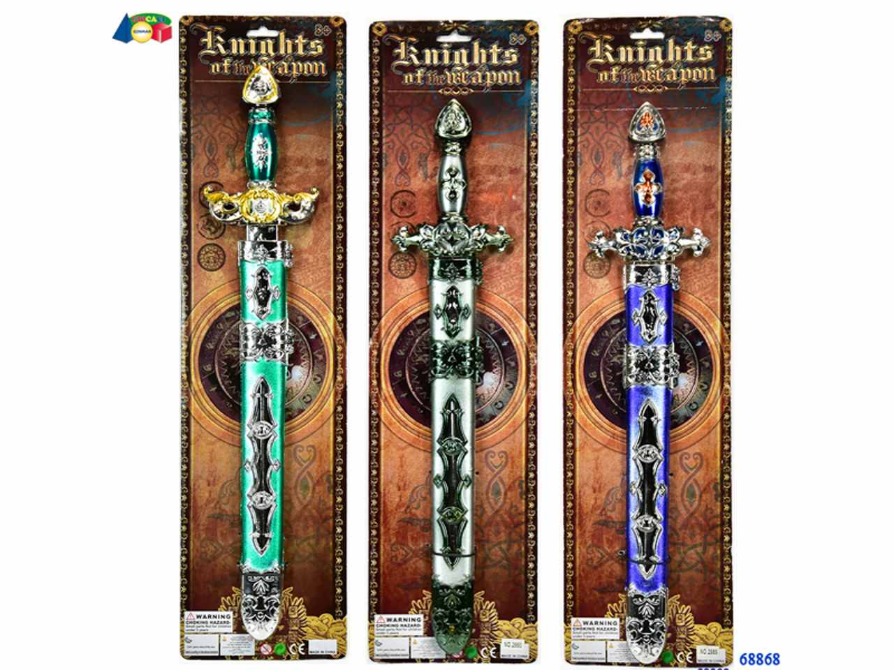 Spada argentata c/fodero 68868